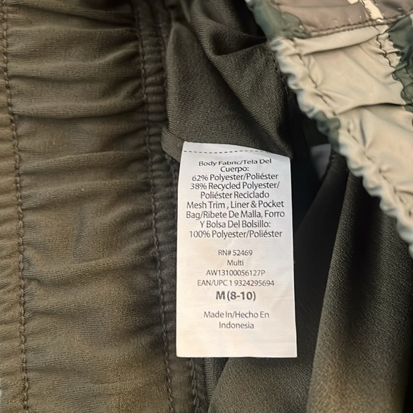 NWT Athletic Works Camouflage Shorts, sz 8-10/Medium. - Picture 6 of 7